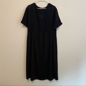 NWT Zara Short Sleeve Midi Dress